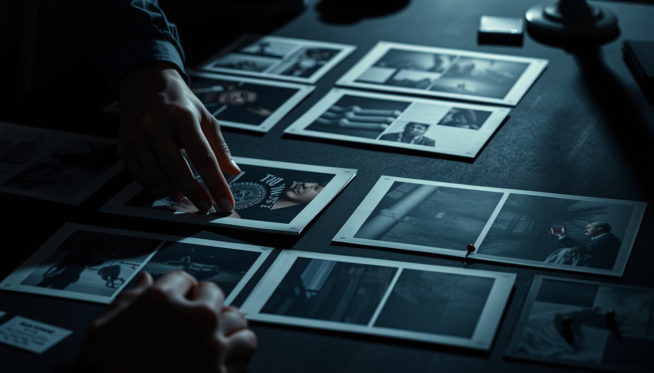 Creative director arranging storyboards — the craft of creative direction